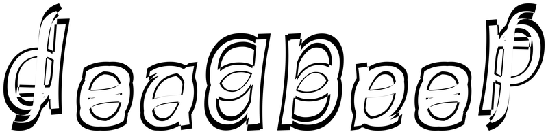 Ambigram for deadbeef in Candarai